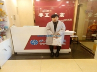 滄州程女士不遠外地而來，親自到手工活之家交貨