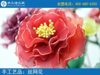 你見過這么漂亮的絲網(wǎng)花嗎？純手工制作廢物利用 花的世界花的海洋！