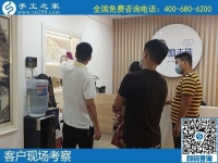 6月5日，純手工活外發(fā)加工，在手工活外發(fā)加工網(wǎng)找到合適的好項目，手工之家接待考察合作客戶剪影
