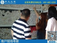 7月12日，代理手工活加工項目，做外發(fā)手工活，要掙錢就要注意這幾點。手工之家接待考察加工客戶剪影