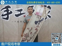 8月8日，可以在家做的手工活，拿回家做的手工活，選擇這個收益有保障的珠繡手工就對了。手工之家接待考察加工客戶剪影