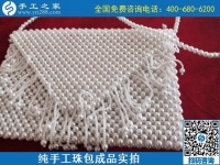 9月2日，做手工活掙錢的人都知道，這里的手工活外發(fā)回收項(xiàng)目是真的，手工之家純手工珠包實(shí)拍