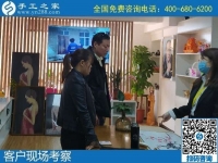 10月23日，手工活外發(fā)，拿回家做的手工活怎么找？來這里就對了，手工之家接待考察合作加工客戶剪影