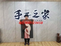 5月11日，手工活拿回家做，想接正規(guī)廠家的手工活，全面了解很重要，手工之家接待考察加工客戶剪影