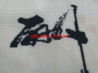 9月3日，做好珠繡外發(fā)手工活，在家做手工活掙錢，加工人員要做到這幾點(diǎn)。圖為勵(lì)志珠珠繡成品細(xì)節(jié)實(shí)拍
