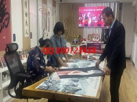 9月24日，在家做什么手工活放心，這個(gè)手工活外發(fā)加工企業(yè)的珠繡手工是個(gè)好選擇，圖為手工之家接待考察合作加工客戶剪影