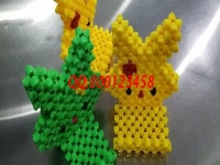 10月17日，可以帶回家做的手工活，手工之家的外發(fā)手工活是這樣交付成品的，圖為勵志珠珠繡串珠成品實拍