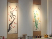 梅蘭竹菊主題珠繡，藝術(shù)內(nèi)核，手工制作，既裝扮生活又帶來財(cái)富