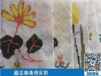 冷天不想出門干活，不少人領手工外接串珠回家做